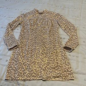 Francesca’s Long Sleeve Dress With Open Back